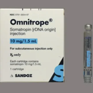 1 cartridge containing OMNITROPE 10 mg (30 IU)/1.5 ml solution for injection